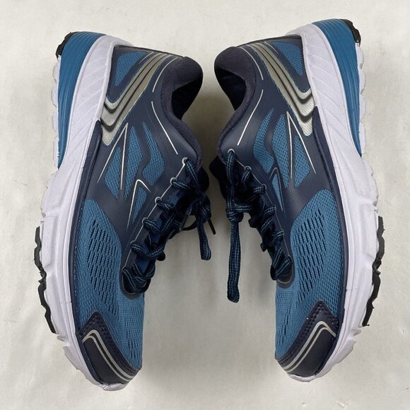 Avia Running Shoes Women’s 6.5 Arch Support Blue/Silver Lightweight Mesh - Picture 5 of 11